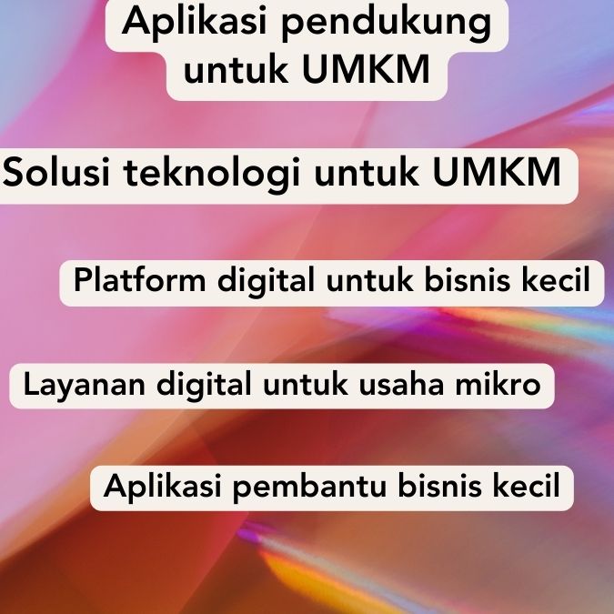 Platform Digital Inovatif untuk Usaha Mikro dan Bisnis Kecil
