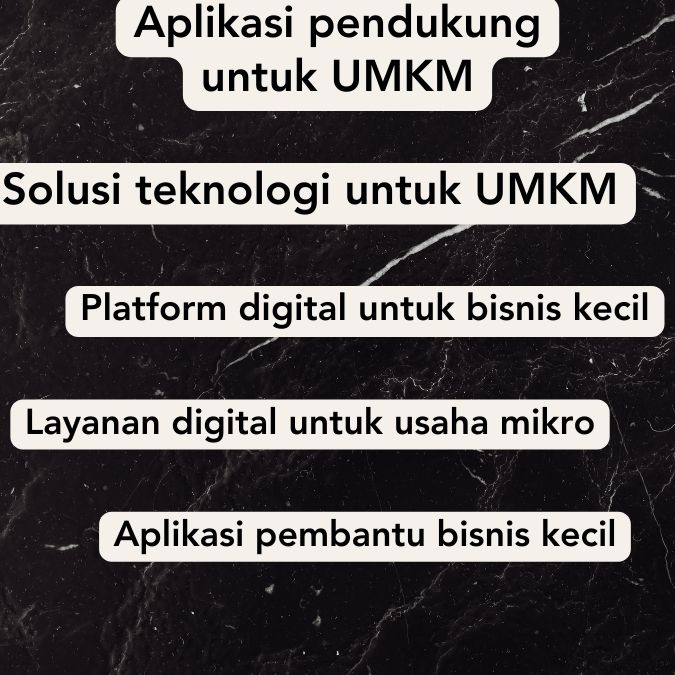 Solusi teknologi untuk UMKM